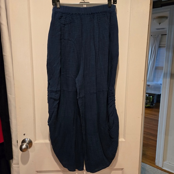 Out From Under Aliya Oversized Cinched Navy Blue Lounge Pant - NWT - Size M - Picture 4 of 7